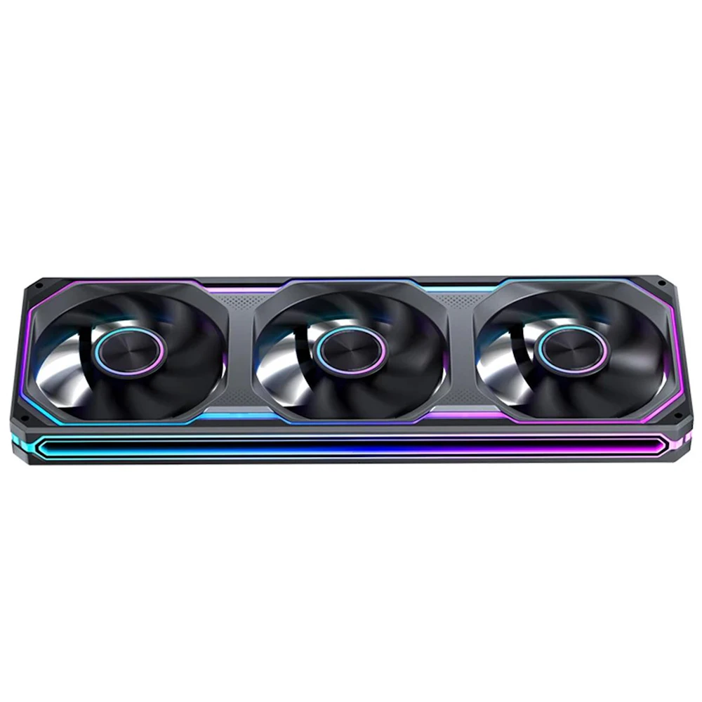 A large main feature product image of Jonsbo XA-360 ARGB 360mm PWM Triple Block Fan (Black)
