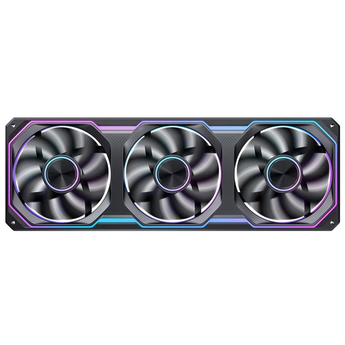 A large main feature product image of Jonsbo XA-360 ARGB 360mm PWM Triple Block Fan (Black)
