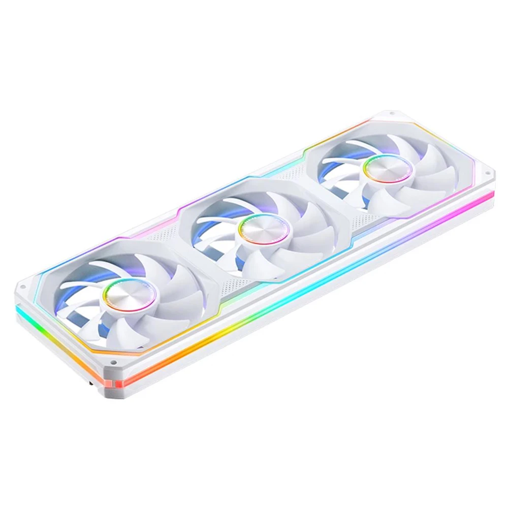 A large main feature product image of Jonsbo XA-360 ARGB 360mm PWM Triple Block Fan (White)