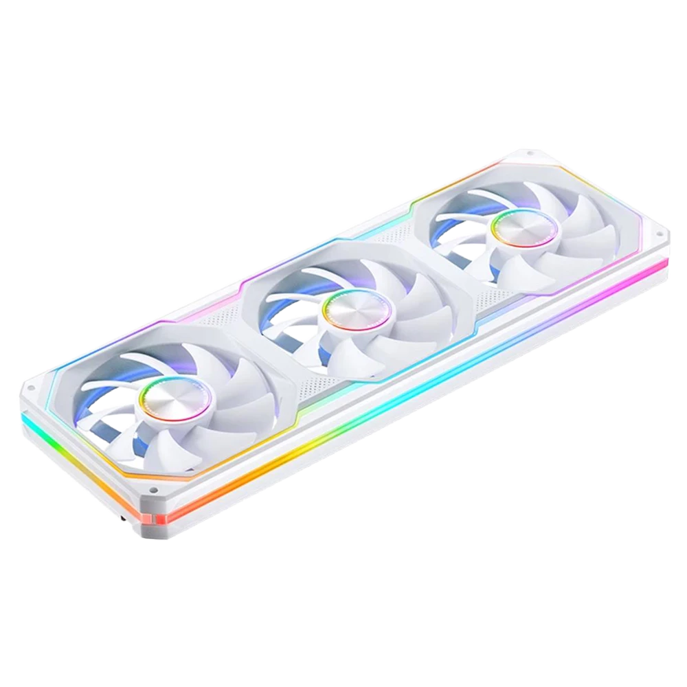A large main feature product image of Jonsbo XA-360 ARGB 360mm PWM Triple Block Fan (White)