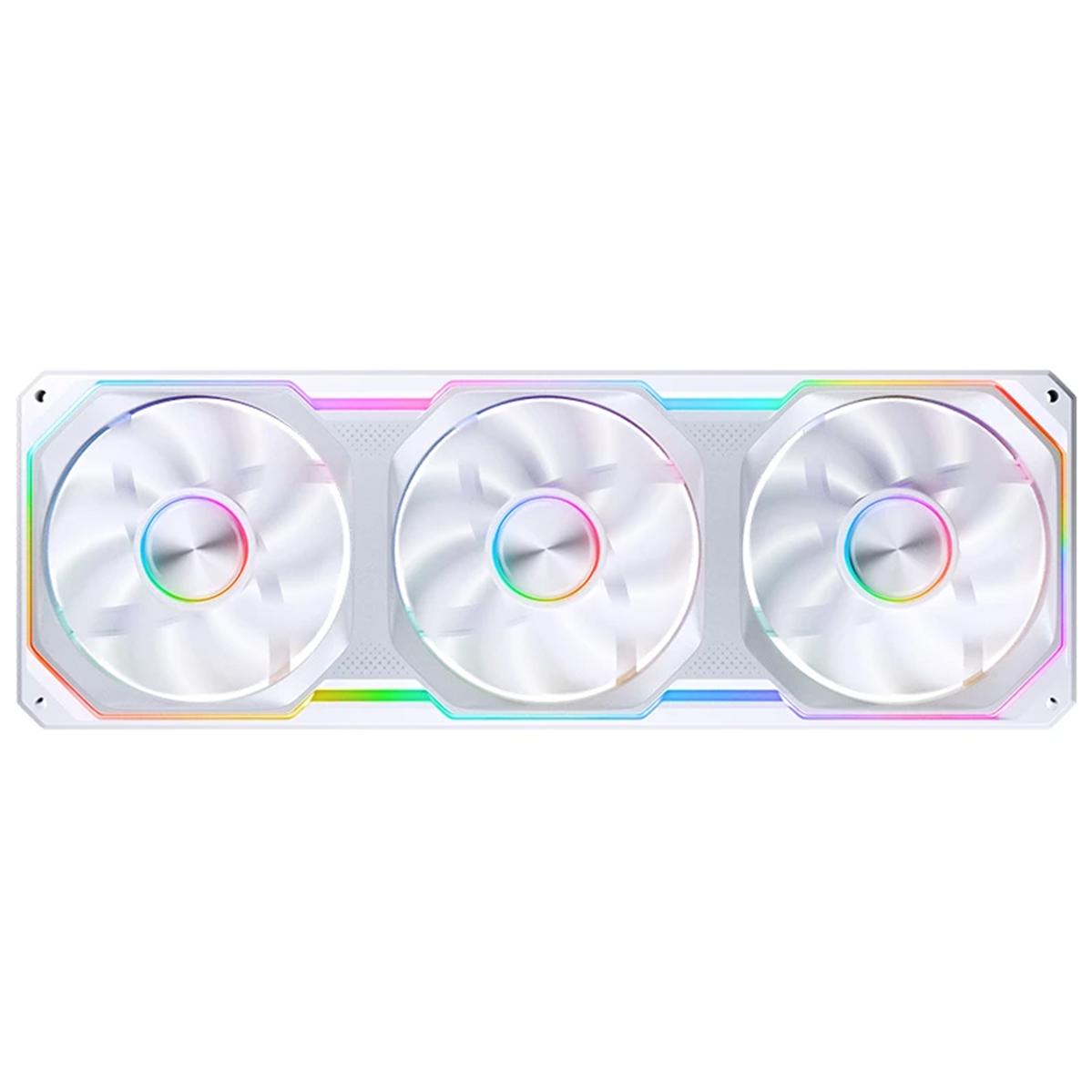 A large main feature product image of Jonsbo XA-360 ARGB 360mm PWM Triple Block Fan (White)