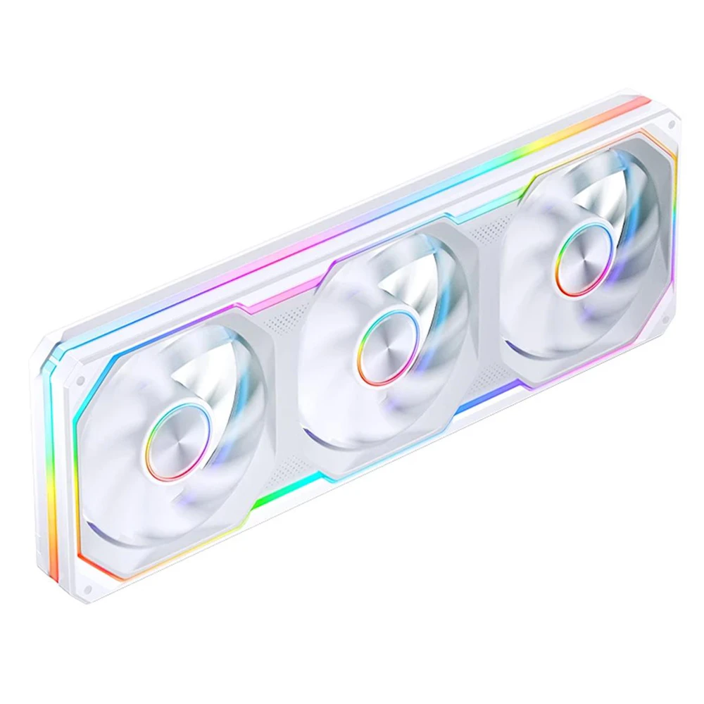 A large main feature product image of Jonsbo XA-360 ARGB 360mm PWM Triple Block Fan (White)