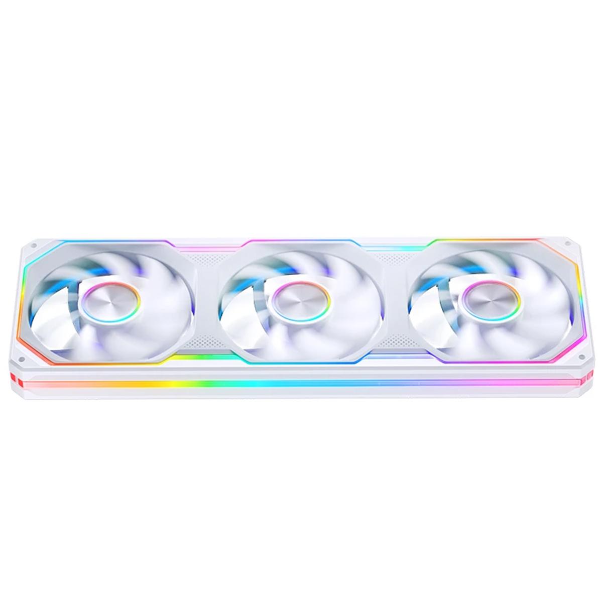 A large main feature product image of Jonsbo XA-360 ARGB 360mm PWM Triple Block Fan (White)