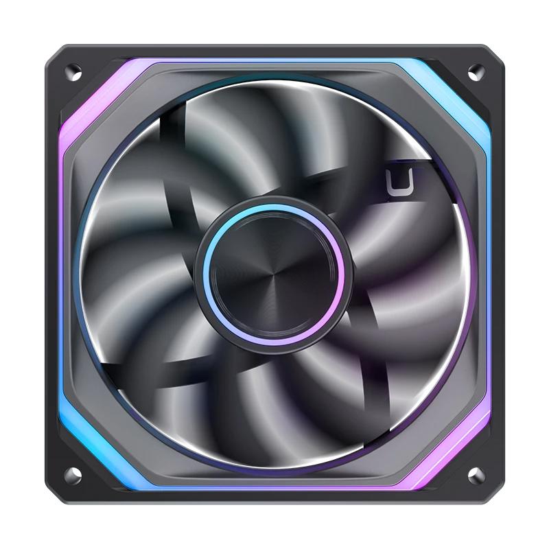 A large main feature product image of Jonsbo XA-120 ARGB 120mm PWM Single Block Fan (Black)