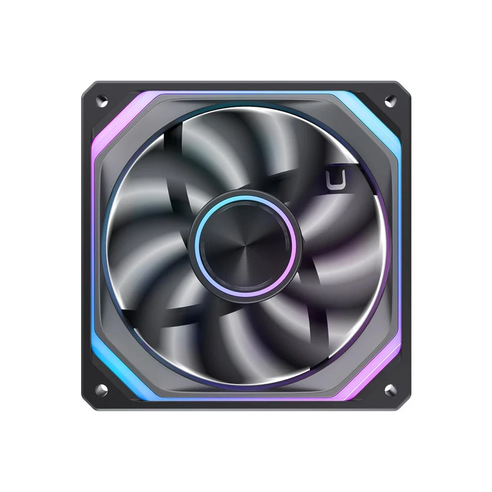 A large main feature product image of Jonsbo XA-120 ARGB 120mm PWM Single Block Fan (Black)