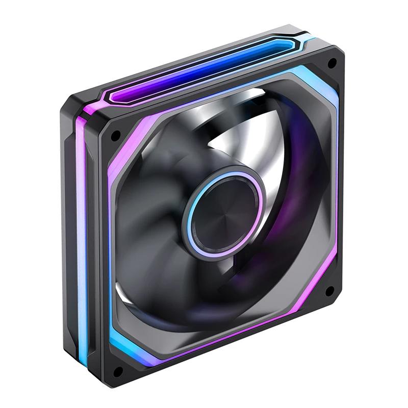 A large main feature product image of Jonsbo XA-120 ARGB 120mm PWM Single Block Fan (Black)