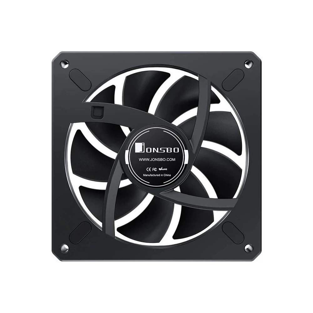 A large main feature product image of Jonsbo XA-120 ARGB 120mm PWM Single Block Fan (Black)