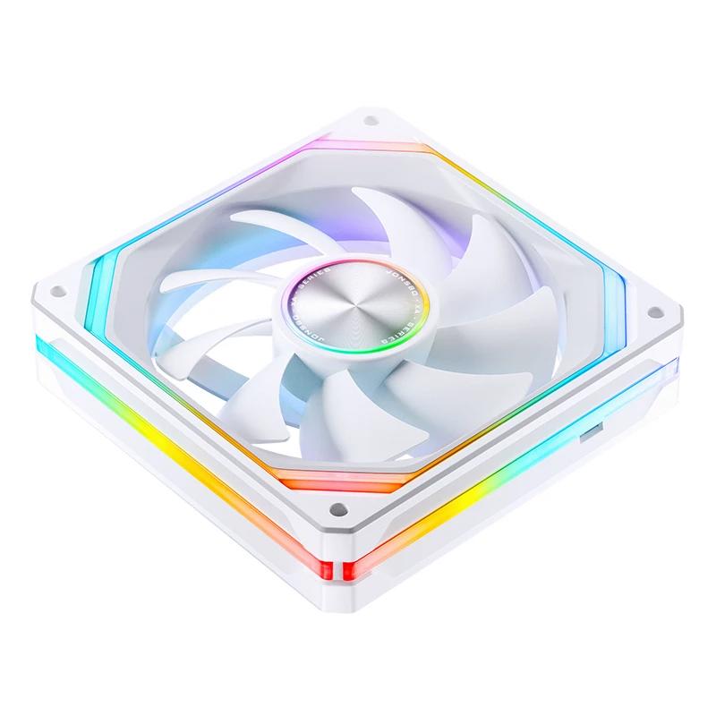 A large main feature product image of Jonsbo XA-120 ARGB 120mm PWM Single Block Fan (White)