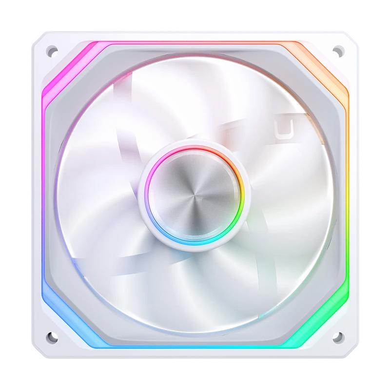 A large main feature product image of Jonsbo XA-120 ARGB 120mm PWM Single Block Fan (White)