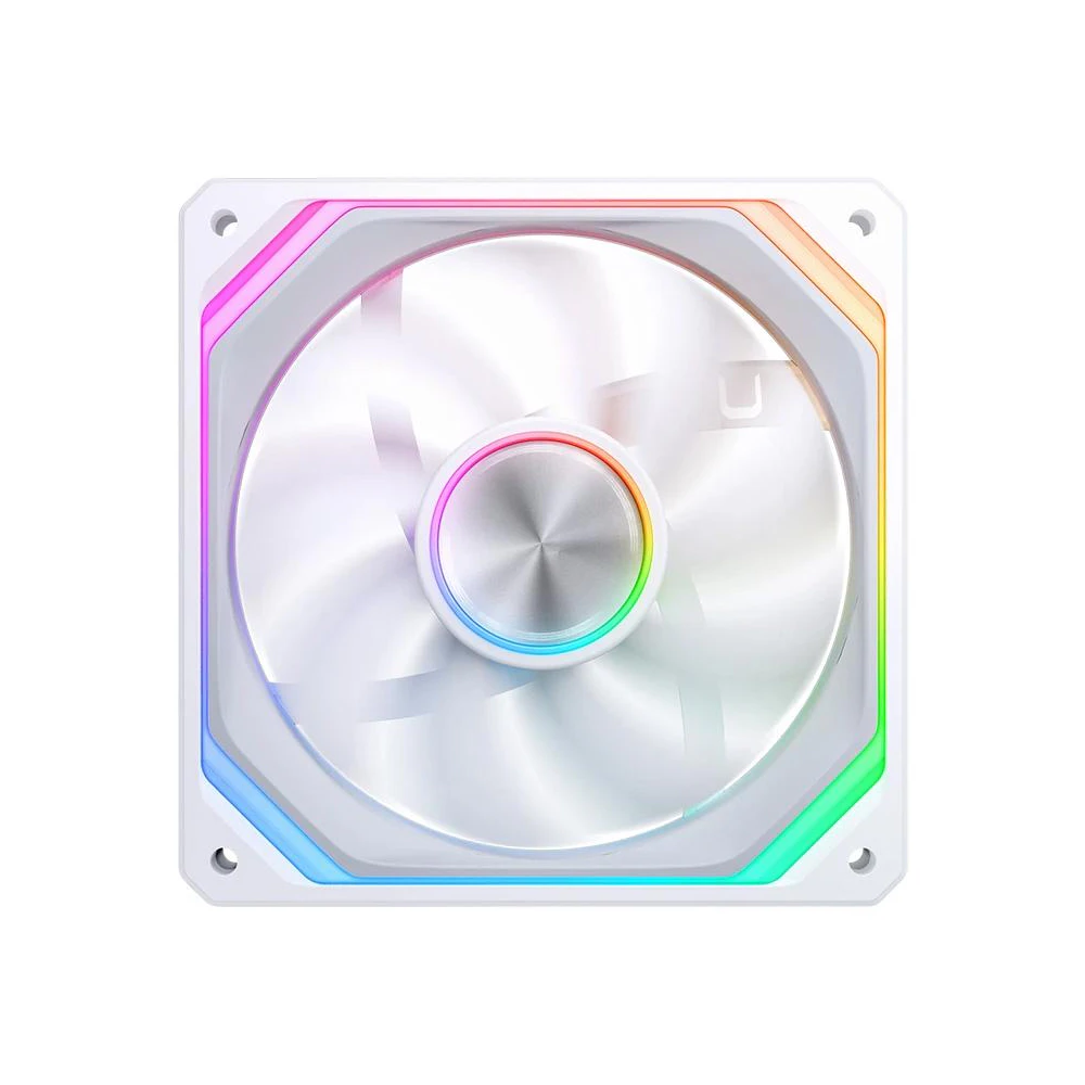 A large main feature product image of Jonsbo XA-120 ARGB 120mm PWM Single Block Fan (White)
