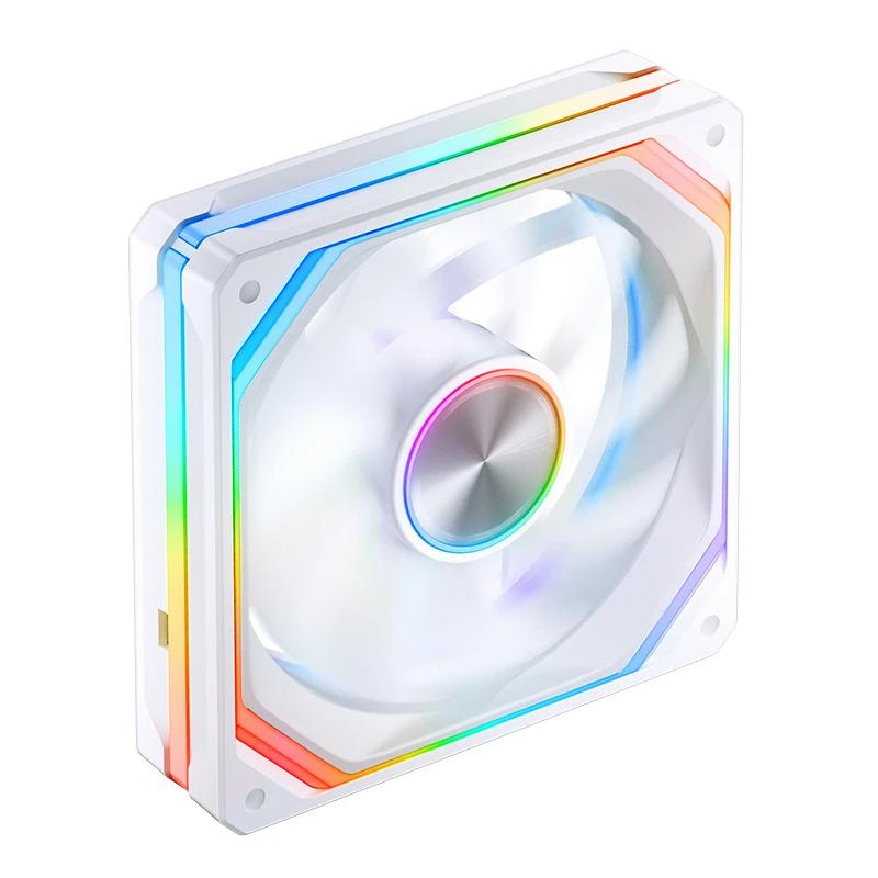 A large main feature product image of Jonsbo XA-120 ARGB 120mm PWM Single Block Fan (White)