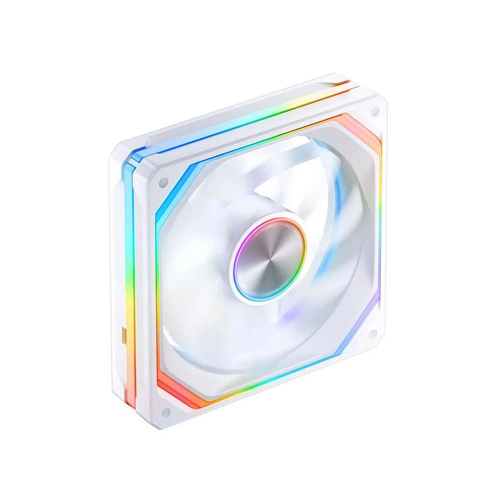 A large main feature product image of Jonsbo XA-120 ARGB 120mm PWM Single Block Fan (White)