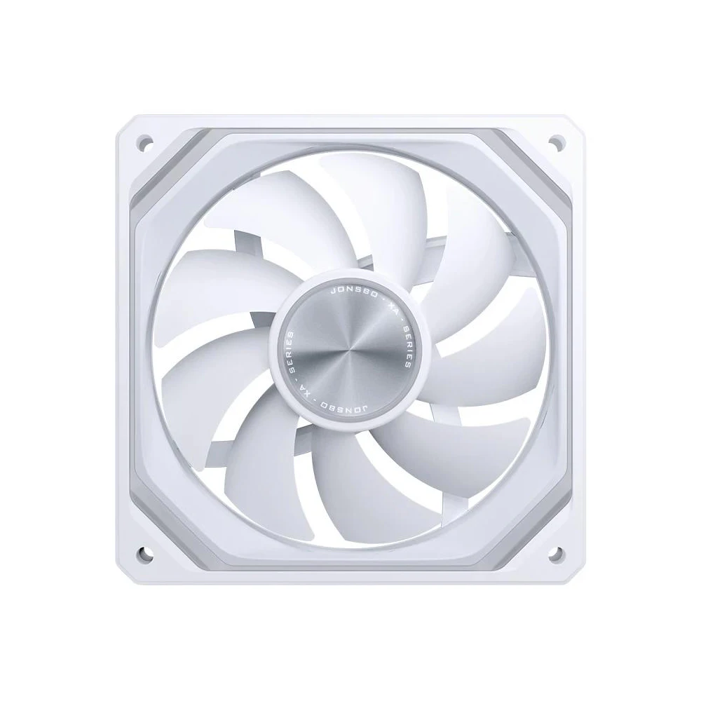 A large main feature product image of Jonsbo XA-120 ARGB 120mm PWM Single Block Fan (White)