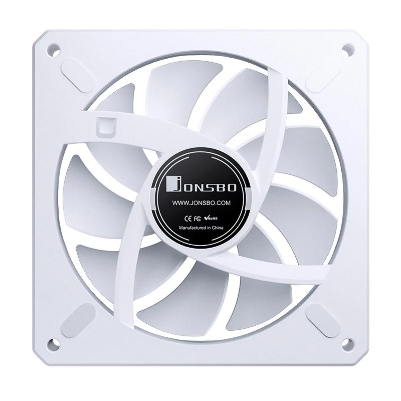 A large main feature product image of Jonsbo XA-120 ARGB 120mm PWM Single Block Fan (White)
