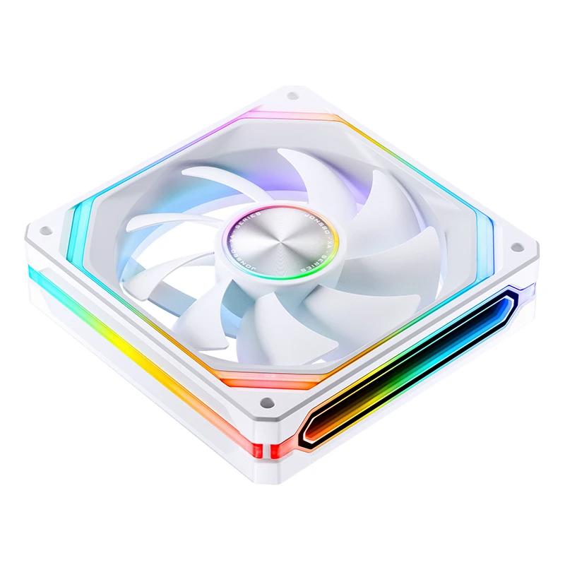 A large main feature product image of Jonsbo XA-120 ARGB 120mm PWM Single Block Fan (White)