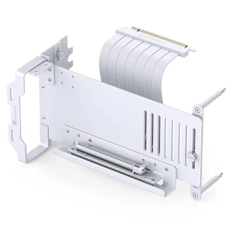A large main feature product image of Jonsbo A50 PCIe 5.0 Vertical GPU Kit (White)