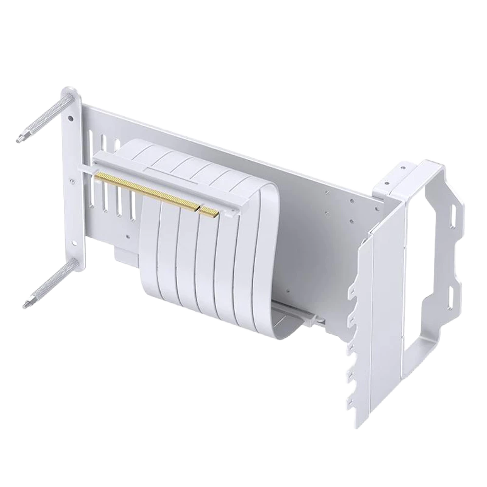 A large main feature product image of Jonsbo A50 PCIe 5.0 Vertical GPU Kit (White)