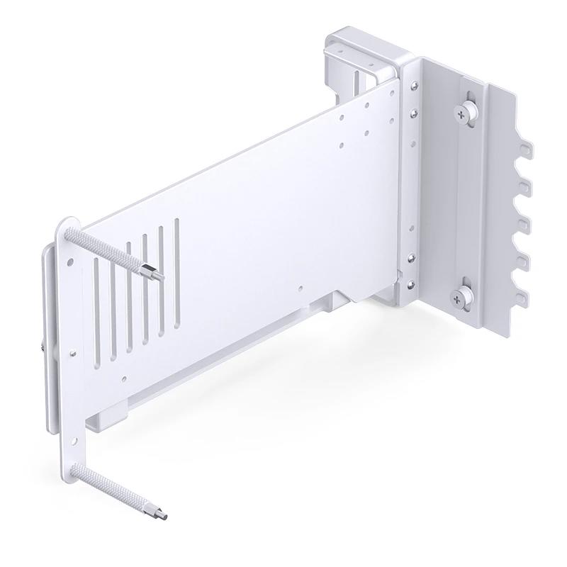 A large main feature product image of Jonsbo A50 PCIe 5.0 Vertical GPU Kit (White)
