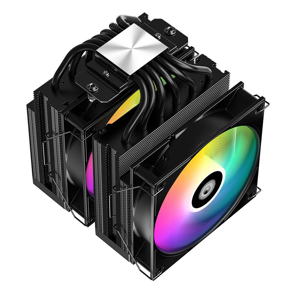 A large main feature product image of ID-COOLING FROZN A620 PRO XE ARGB Dual-Tower CPU Cooler (Black)