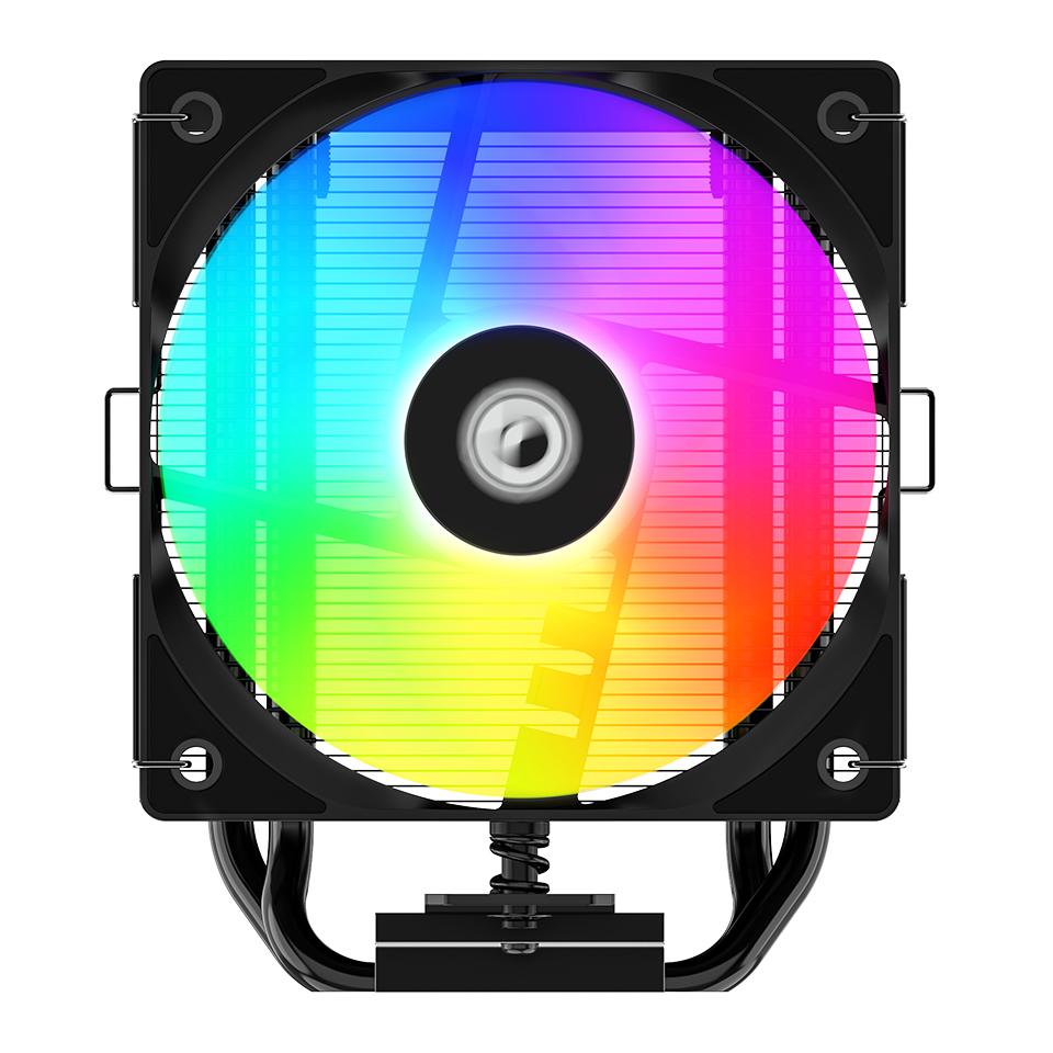 A large main feature product image of ID-COOLING SE-904-XT ARGB CPU Cooler