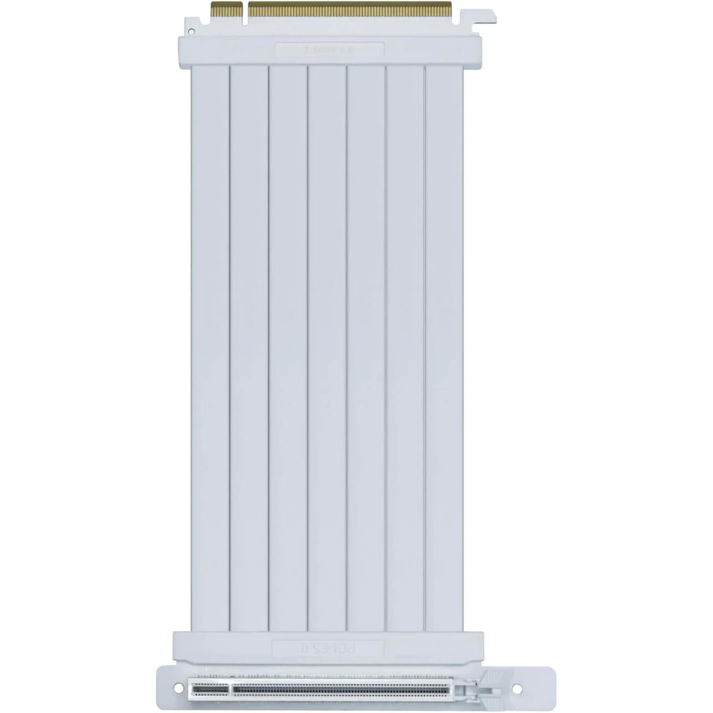 A large main feature product image of Lian Li Universal 4-Slot Vertical GPU Kit with PCIe 5.0 Riser (White)