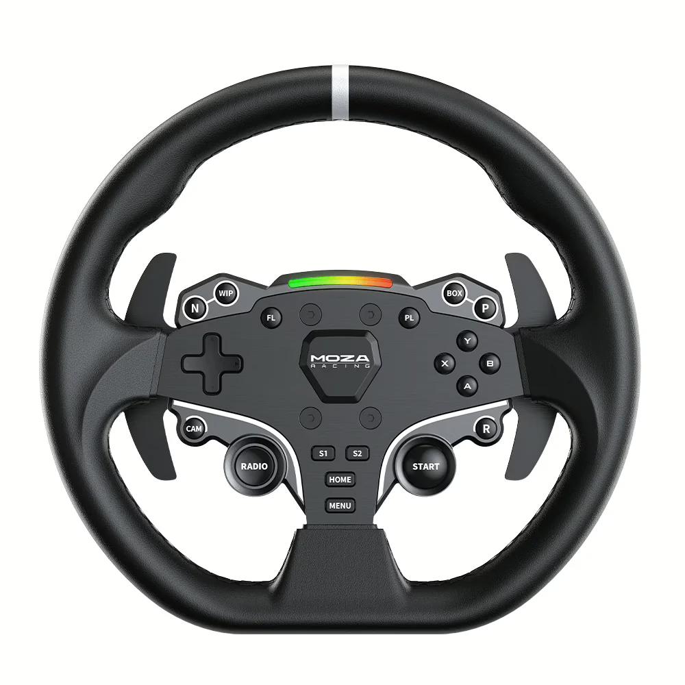 A large main feature product image of MOZA R5 Pro Racing Bundle PC