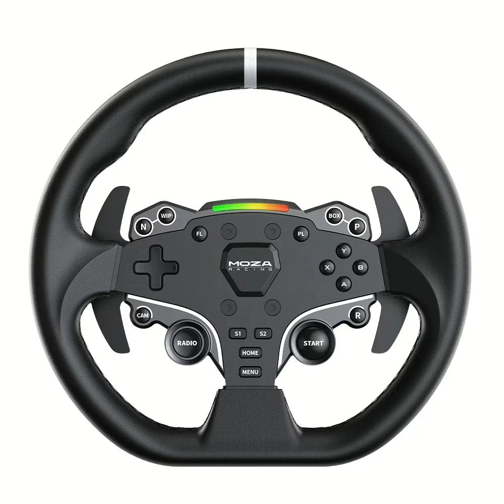 A large main feature product image of MOZA R5 Pro Racing Bundle PC