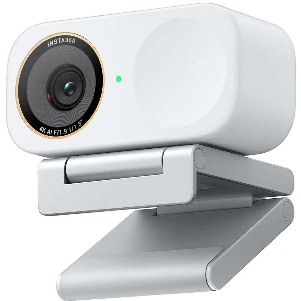 Insta360 Link 2C Pro 4K AI Webcam - Arctic White