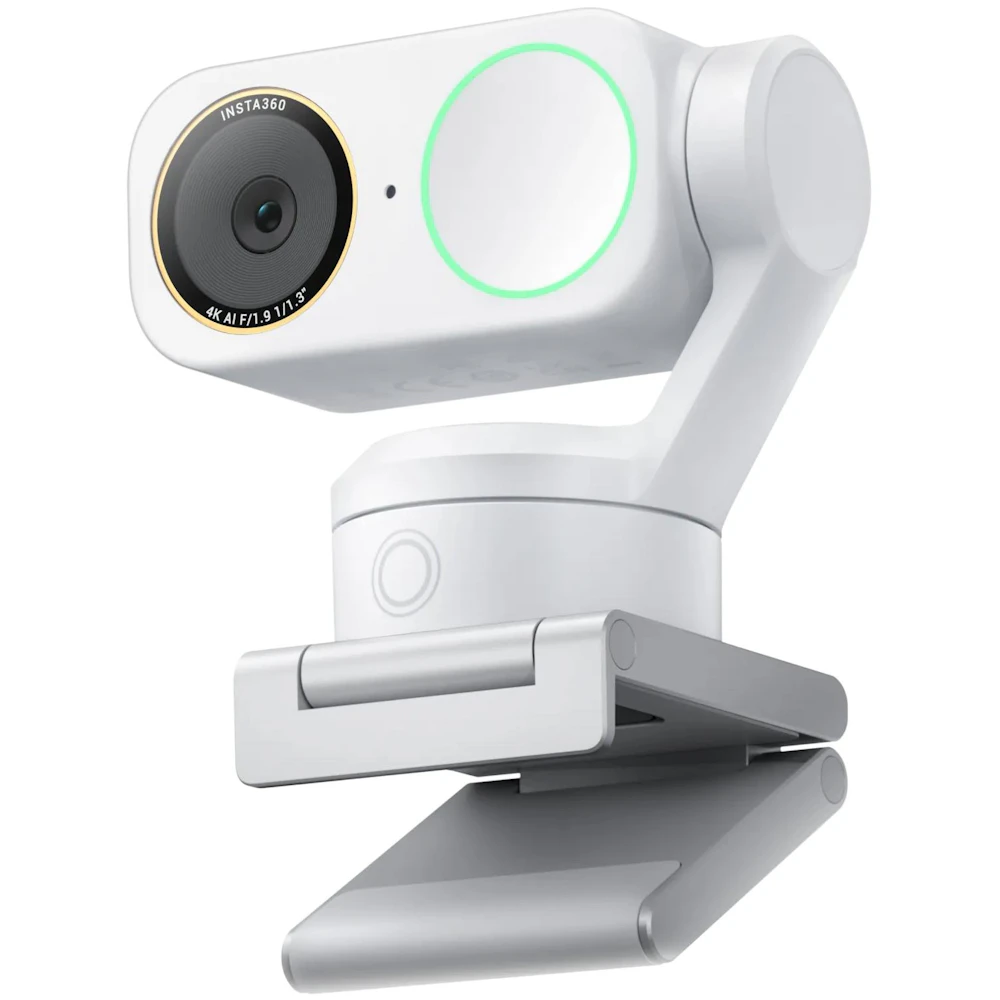 Insta360 Link 2 Pro 4K AI Gimbal Webcam - Arctic White