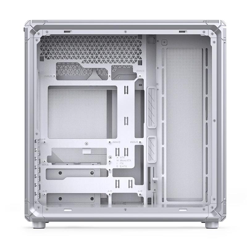 A large main feature product image of Jonsbo X400 Dual-Chamber Aluminium Frame Mid Tower Case (White)