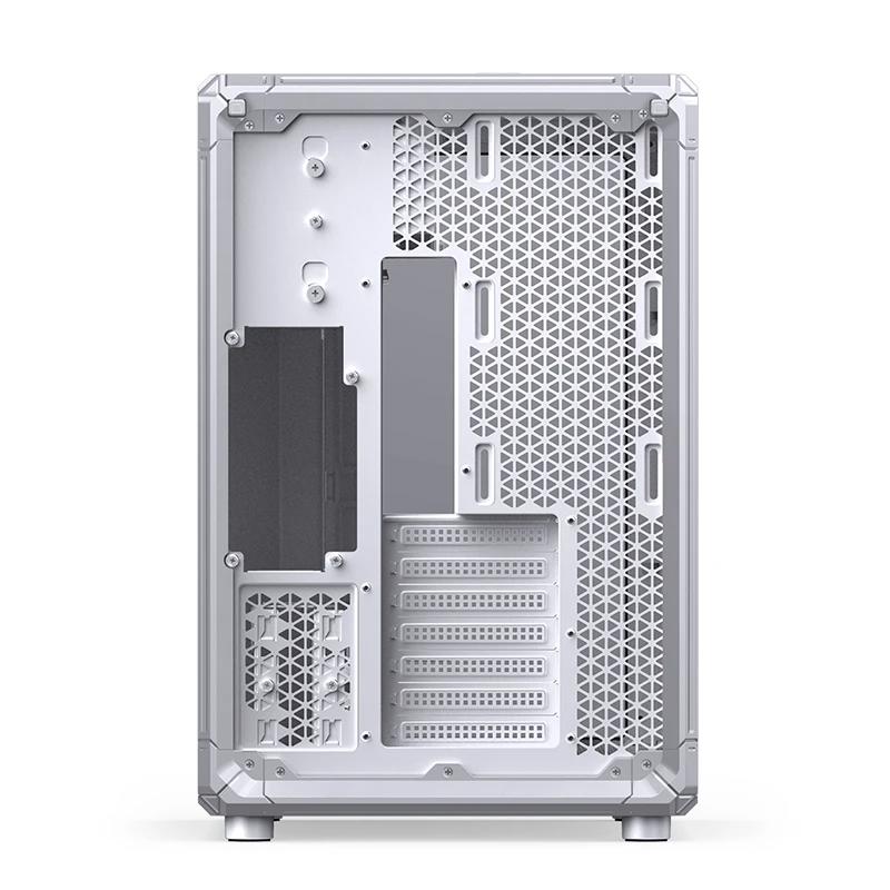 A large main feature product image of Jonsbo X400 Dual-Chamber Aluminium Frame Mid Tower Case (White)