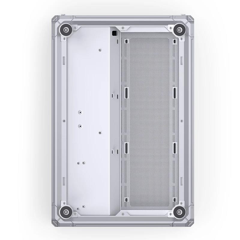 A large main feature product image of Jonsbo X400 Dual-Chamber Aluminium Frame Mid Tower Case (White)
