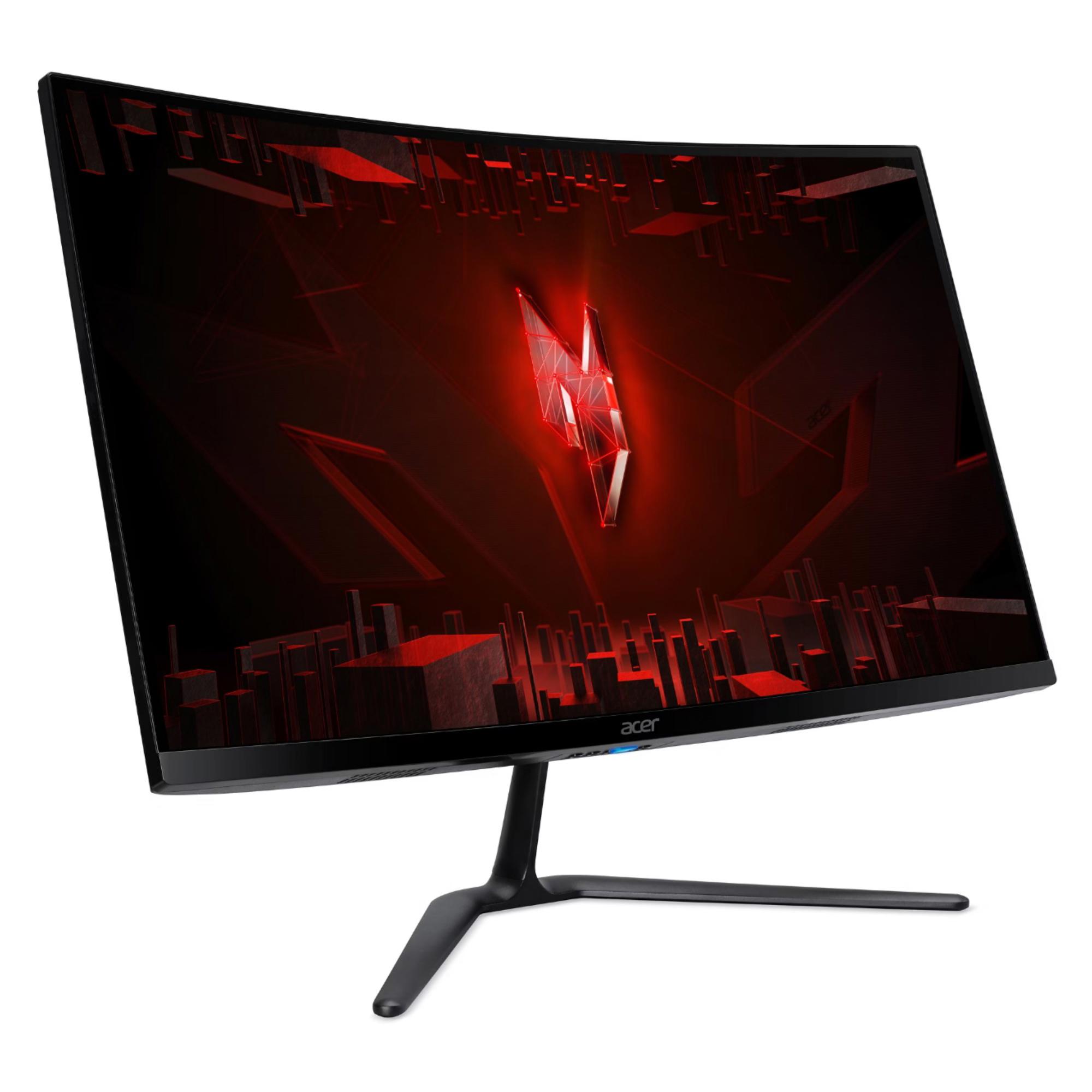 A large main feature product image of EX-DEMO Acer Nitro ED270 X0 - 27" Curved 1080p 200Hz VA Gaming Monitor