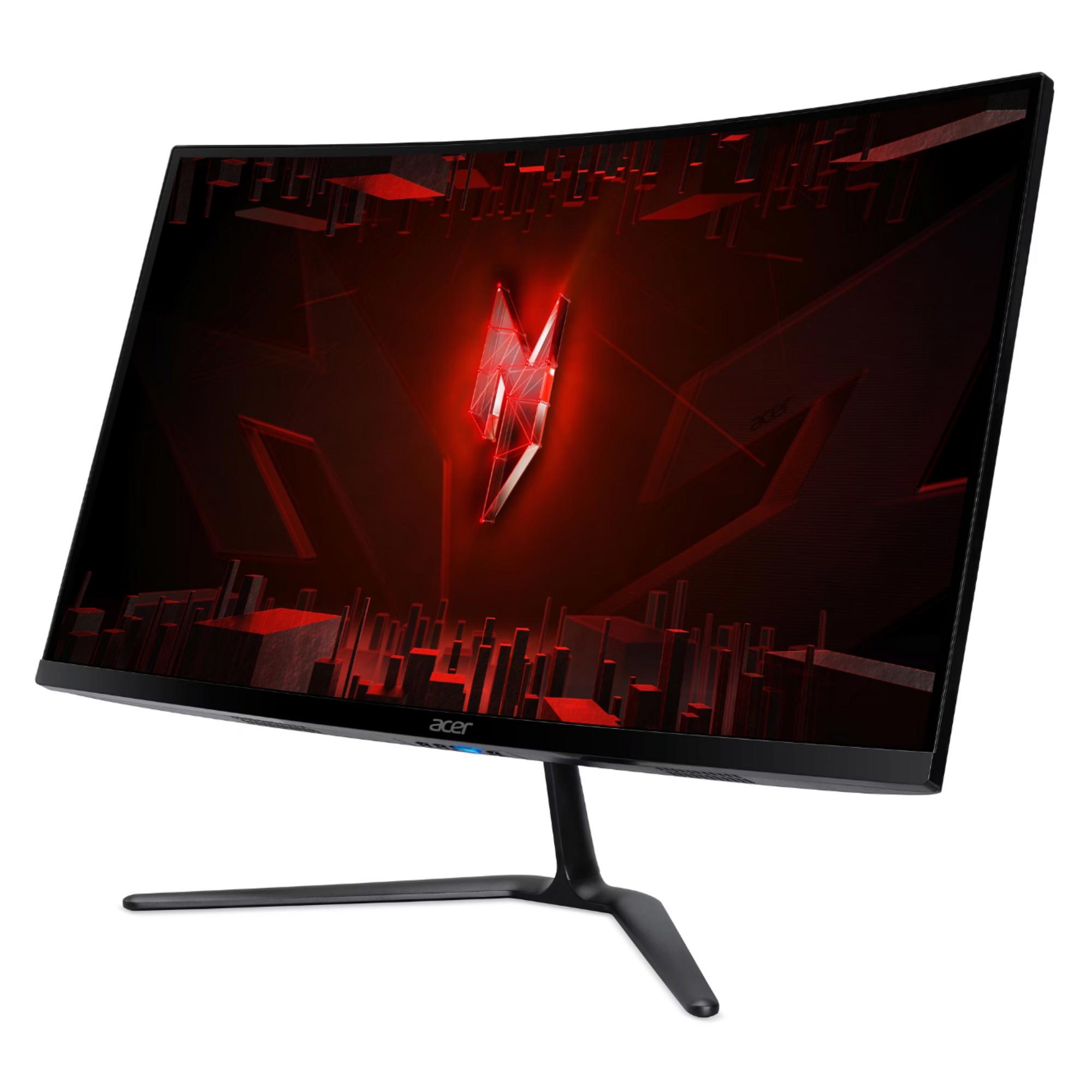 A large main feature product image of EX-DEMO Acer Nitro ED270 X0 - 27" Curved 1080p 200Hz VA Gaming Monitor