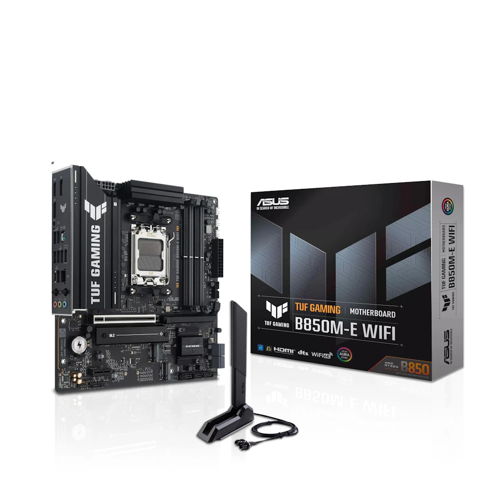 ASUS TUF Gaming B850M-E WiFi AM5 mATX Desktop Motherboard
