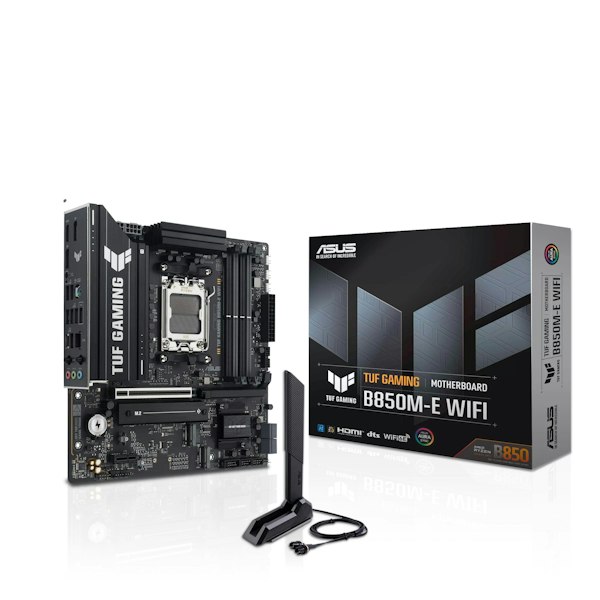 ASUS TUF Gaming B850M-E WiFi AM5 mATX Desktop Motherboard