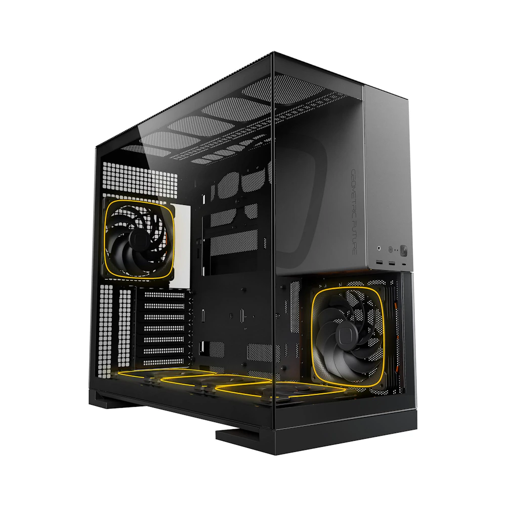EX-DEMO Geometric Future Model 5 - Mid Tower Glass Case (Black/Grey)