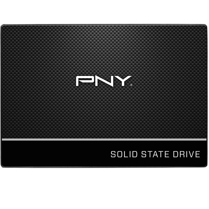 A large main feature product image of PNY CS900 SATA III 2.5" SSD - 1TB