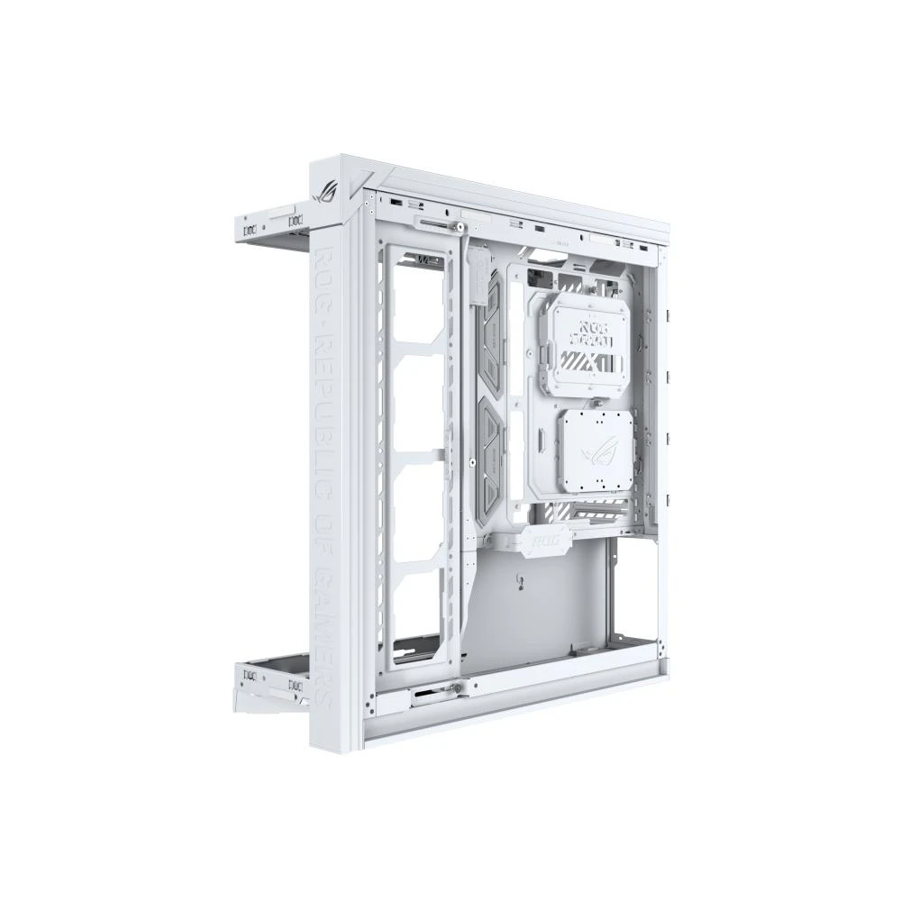 A large main feature product image of ASUS ROG Cronox ARGB GR801 Full Tower Case - White