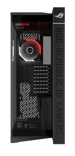 A large main feature product image of ASUS ROG Cronox ARGB GR801 Full Tower Case - Black