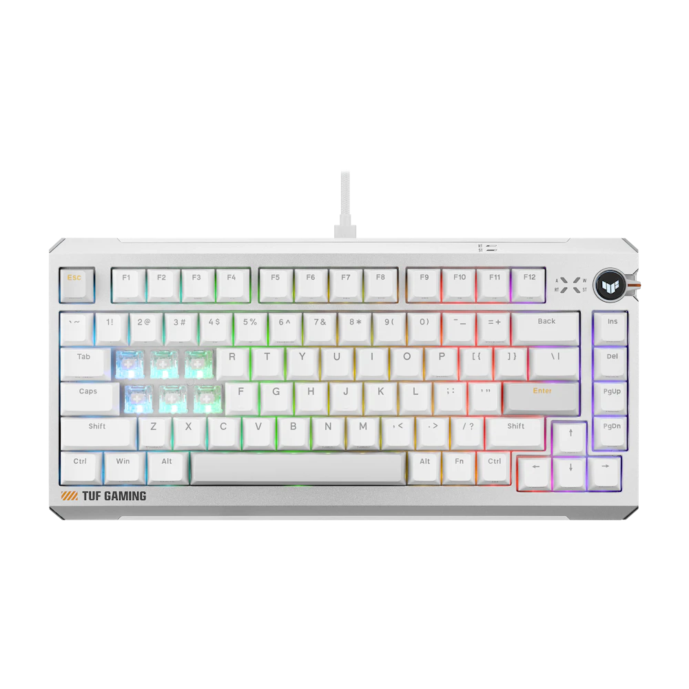 ASUS TUF Gaming K4 Magnetic Gaming Keyboard White