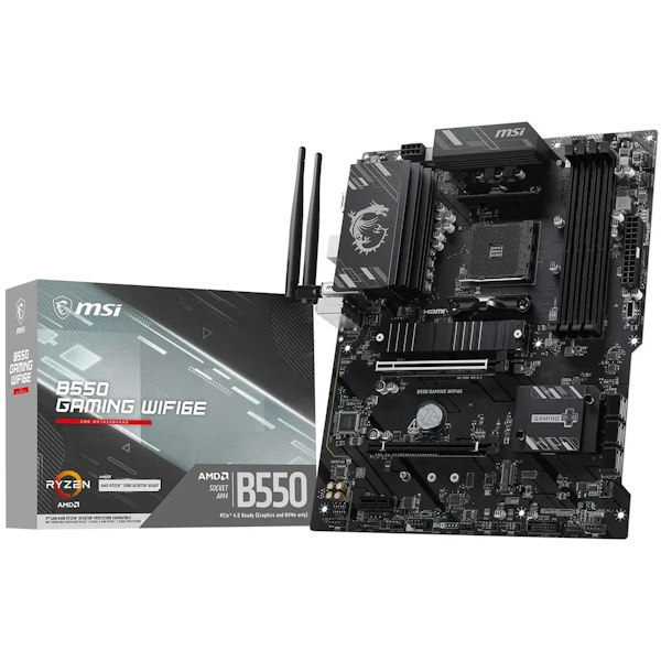 MSI B550 Gaming WiFi6E AM4 ATX Desktop Motherboard