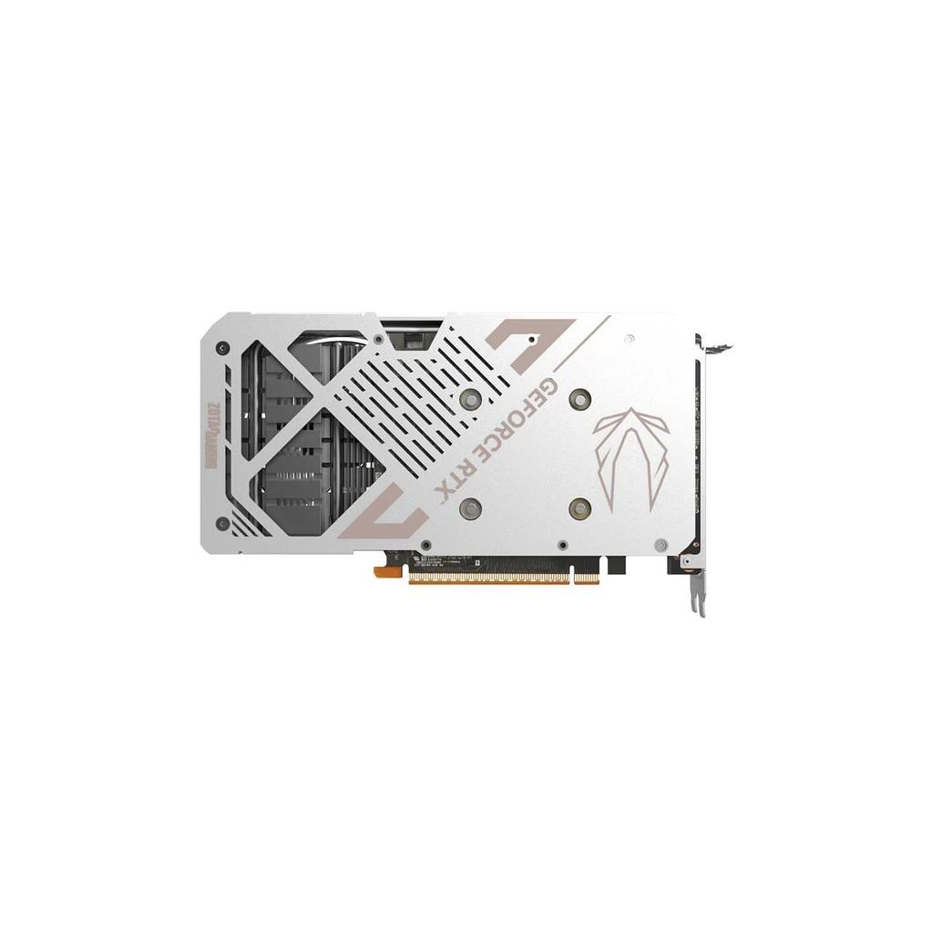 A large main feature product image of EX-DEMO ZOTAC GAMING GeForce RTX 5060 Twin Edge OC 8GB GDDR7 (White)