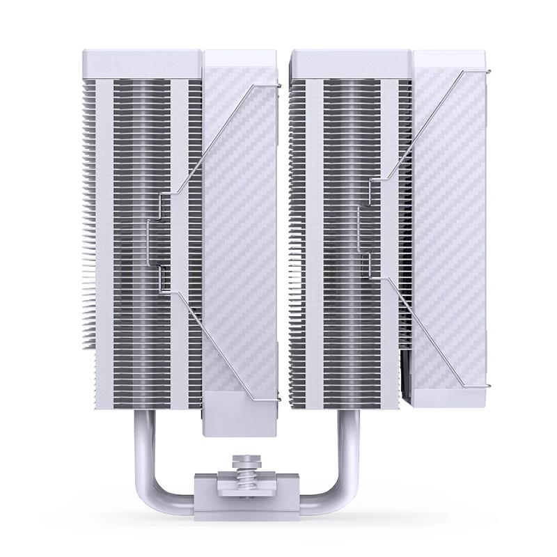 A large main feature product image of EX-DEMO Jonsbo HX6280 ARGB Dual-Tower Performance CPU Cooler (White)