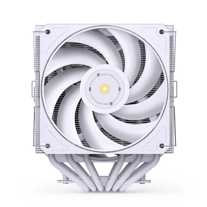 A large main feature product image of EX-DEMO Jonsbo HX6280 ARGB Dual-Tower Performance CPU Cooler (White)