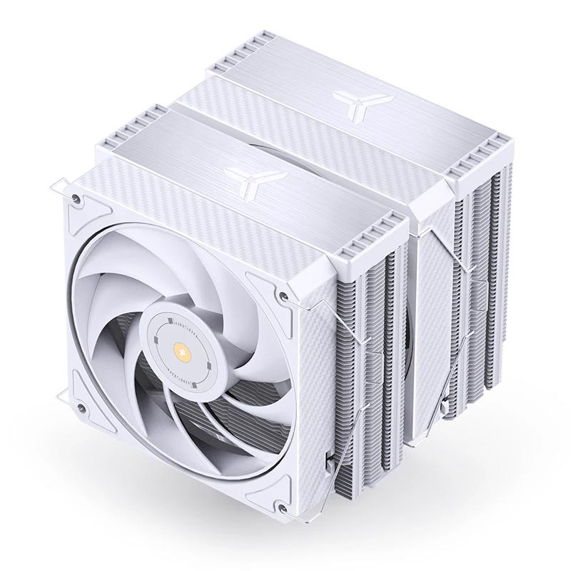 A large main feature product image of EX-DEMO Jonsbo HX6280 ARGB Dual-Tower Performance CPU Cooler (White)