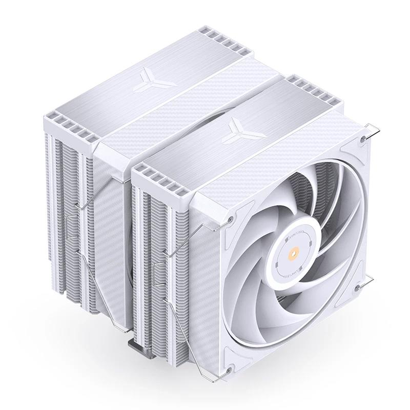 A large main feature product image of EX-DEMO Jonsbo HX6280 ARGB Dual-Tower Performance CPU Cooler (White)