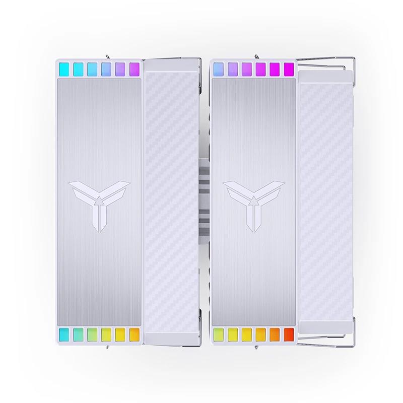 A large main feature product image of EX-DEMO Jonsbo HX6280 ARGB Dual-Tower Performance CPU Cooler (White)
