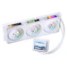 A product image of EX-DEMO Jonsbo TF3 360mm LCD AIO Liquid CPU Cooler (White)
