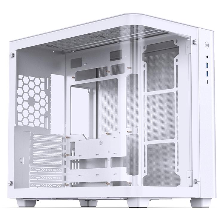 A large main feature product image of EX-DEMO Jonsbo TK-3 Full Tower ATX Case (White)